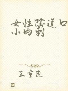 女性阴道口内有小肉刺