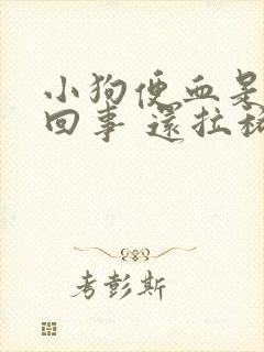 小狗便血是怎么回事 还拉稀