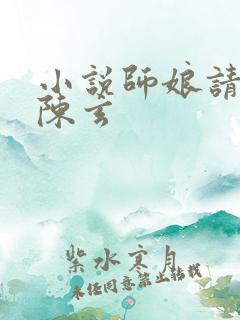 小说师娘请自重陈玄