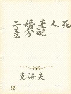 二婚老人死后遗产分配