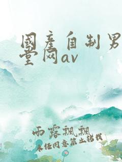 国产自制男人天堂网av