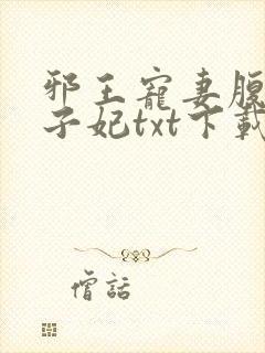 邪王宠妻腹黑世子妃txt下载