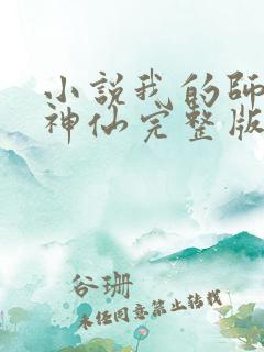 小说我的师傅是神仙完整版