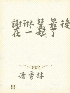 谢琳慧最后和谁在一起了