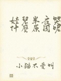 娃儿半夜哭闹是什么原因呢