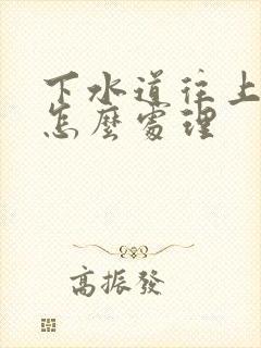 下水道往上反味怎么处理