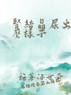 肾结晶尿出来什么样子