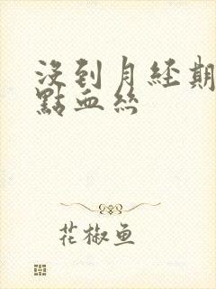 没到月经期来了点血丝