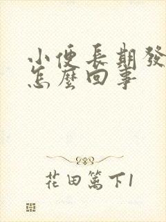 小便长期发黄是怎么回事