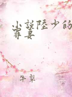 小说陆少的隐婚罪妻