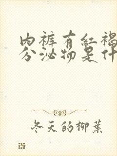 内裤有红褐色的分泌物是什么原因