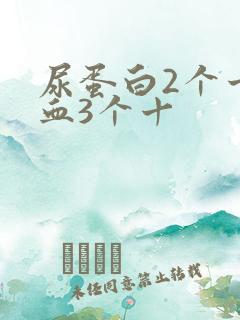 尿蛋白2个十隐血3个十