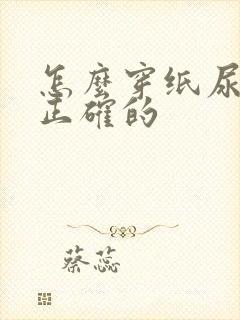 怎么穿纸尿裤是正确的