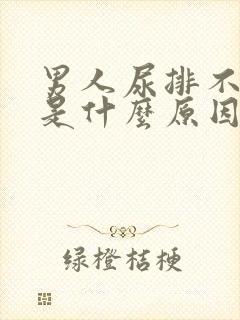 男人尿排不出来是什么原因