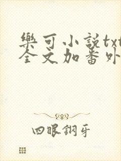 乐可小说txt全文加番外