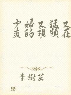 少妇又猛又进又爽的视频在线播放