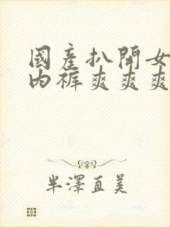 国产扒开女人的内裤爽爽爽