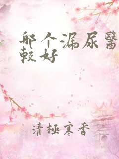 哪个漏尿医院比较好