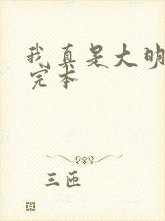 我真是大明星 完本