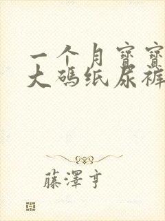 一个月宝宝穿多大码纸尿裤