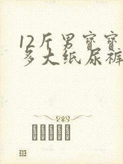 12斤男宝宝穿多大纸尿裤