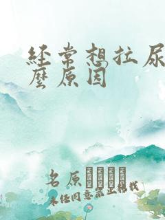 经常想拉尿是什么原因