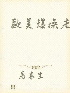 欧美爆操老女人