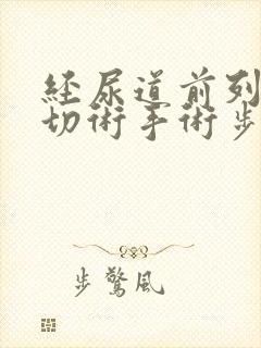 经尿道前列腺电切术手术步骤