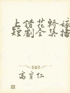 上错花轿嫁王爷短剧全集播放