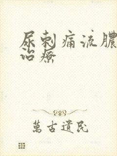 尿刺痛流脓怎么治疗