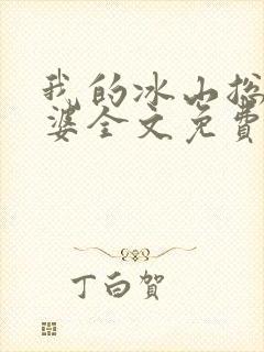我的冰山总裁老婆全文免费