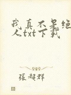 我真不是绝世高人txt下载
