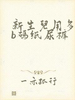 新生儿用多少nb码纸尿裤