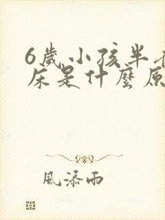 6岁小孩半夜尿床是什么原因