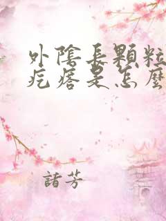 外阴长颗粒状小疙瘩是怎么回事