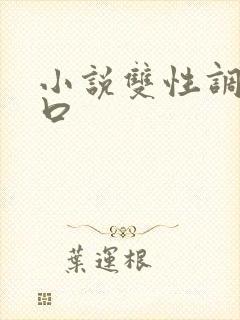 小说双性调教重口