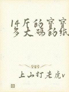 14斤的宝宝穿多大码的纸尿裤