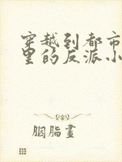 穿越到都市小说里的反派小说