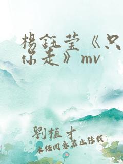 杨钰莹《只想跟你走》mv