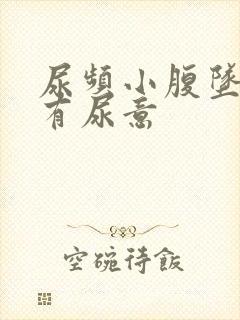 尿频小腹坠胀总有尿意