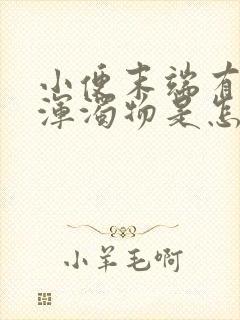 小便末端有白色浑浊物是怎么回事