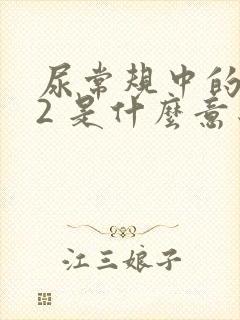 尿常规中的潜血2 是什么意思