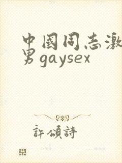 中国同志激情猛男gaysex