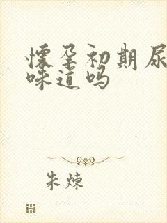 怀孕初期尿会有味道吗