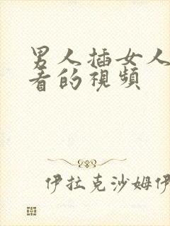 男人插女人免费看的视频