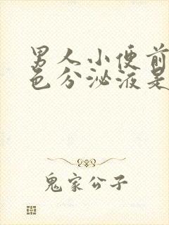 男人小便前有白色分泌液是什么原因