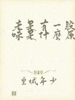 老是有一股尿骚味是什么原因呀