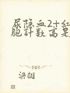 尿隐血2+红细胞计数高是怎么回事