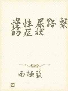 慢性尿路系感染的症状