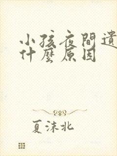 小孩夜间遗尿是什么原因